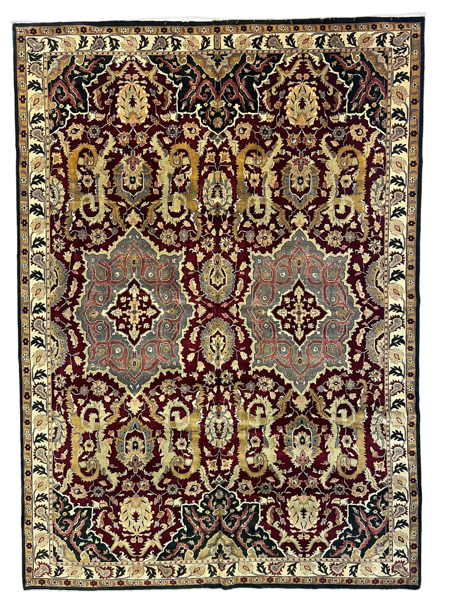 Burgundy Imperial Traditional Wool Rug – 9’11” x 14’0”