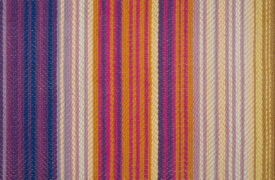 Noma – Multicolor Striped New Zealand Wool Carpet