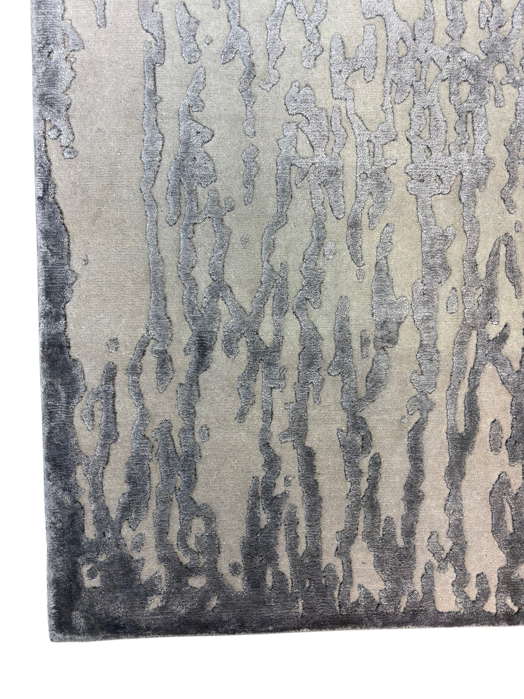 Silver Cascade Modern Wool Rug – 8’2” x 9’11”