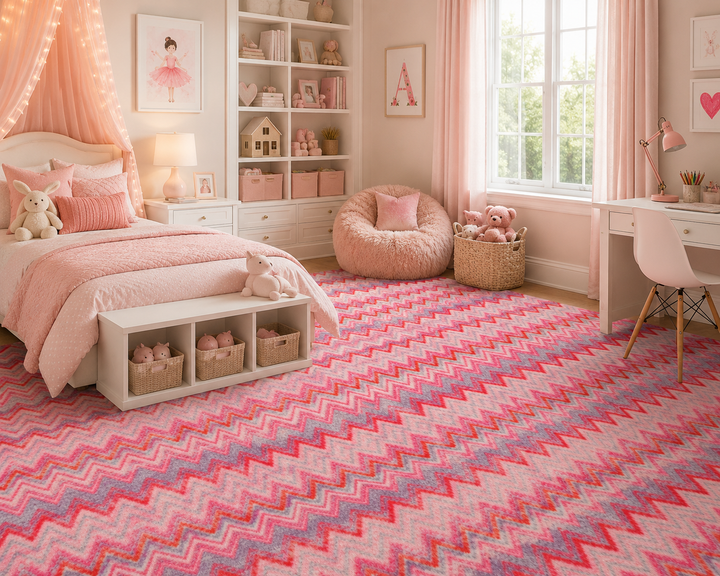 Maren - Nylon Carpet – Chevron Pattern