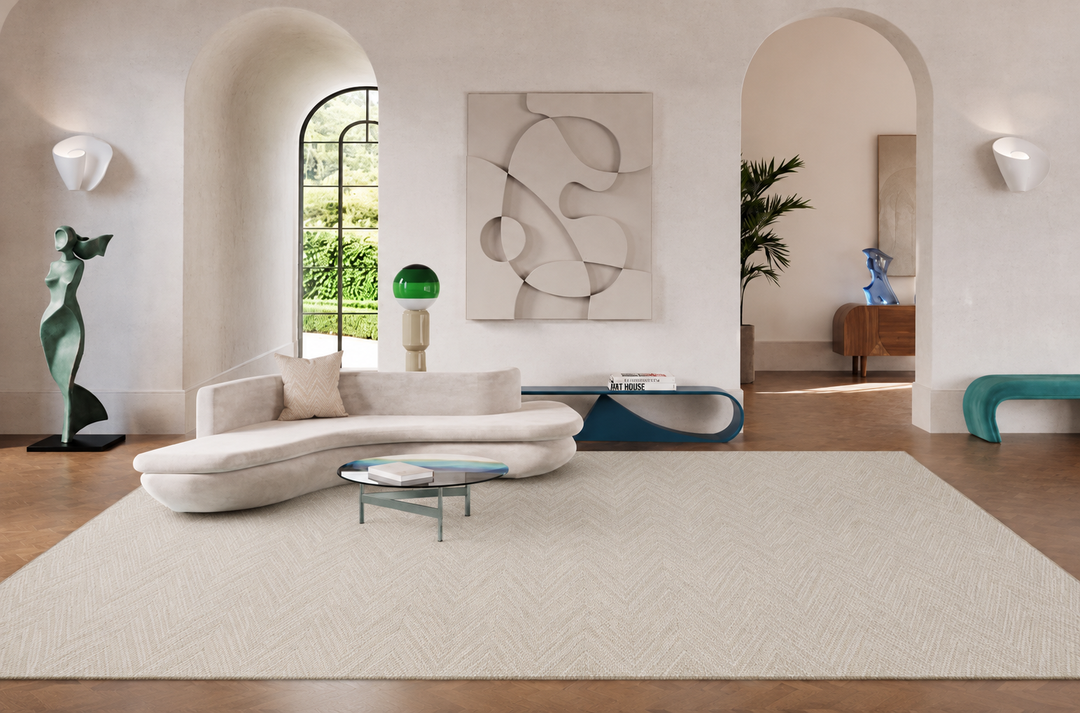 Kairo - Wool Carpet – Modern Chevron Pattern