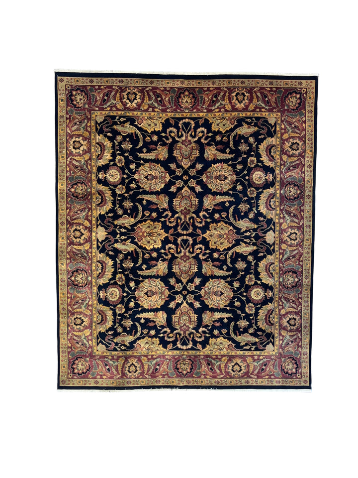 Navy Traditional Wool Rug – 8’0” x 9’9”