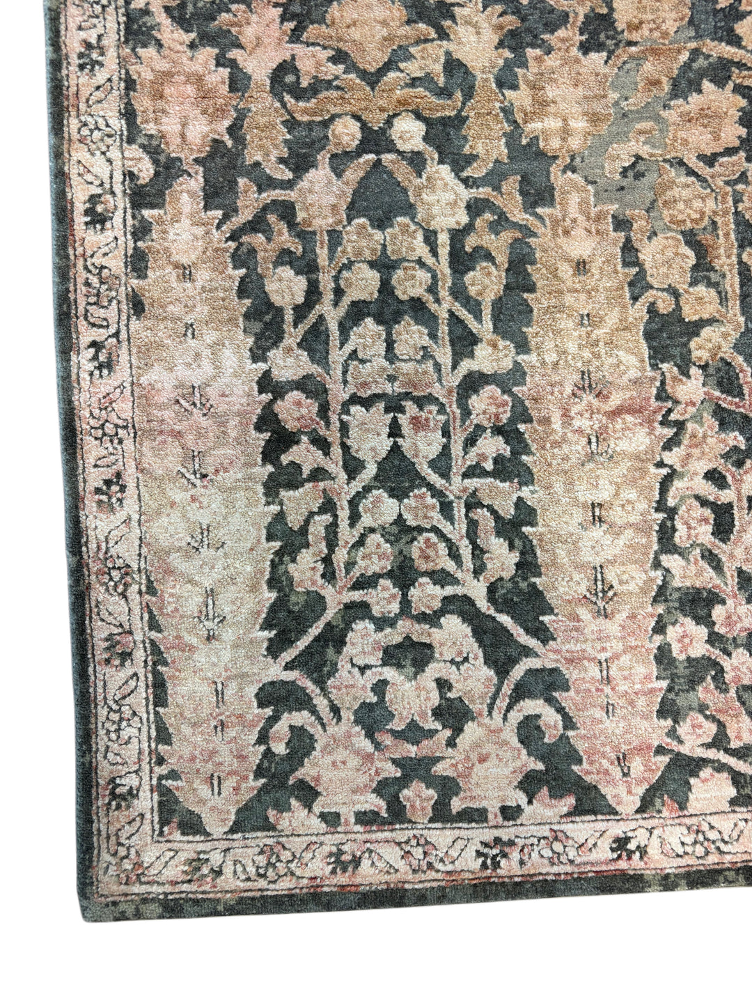 Verdigris Garden Wool Rug – 8’1” x 10’2”