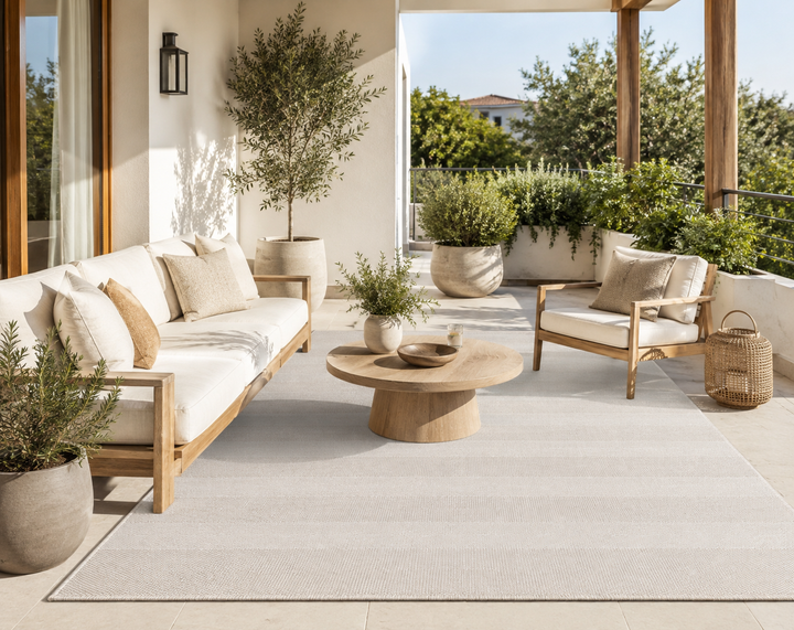 Luca - Striped Indoor/Outdoor Polypropylene Carpet