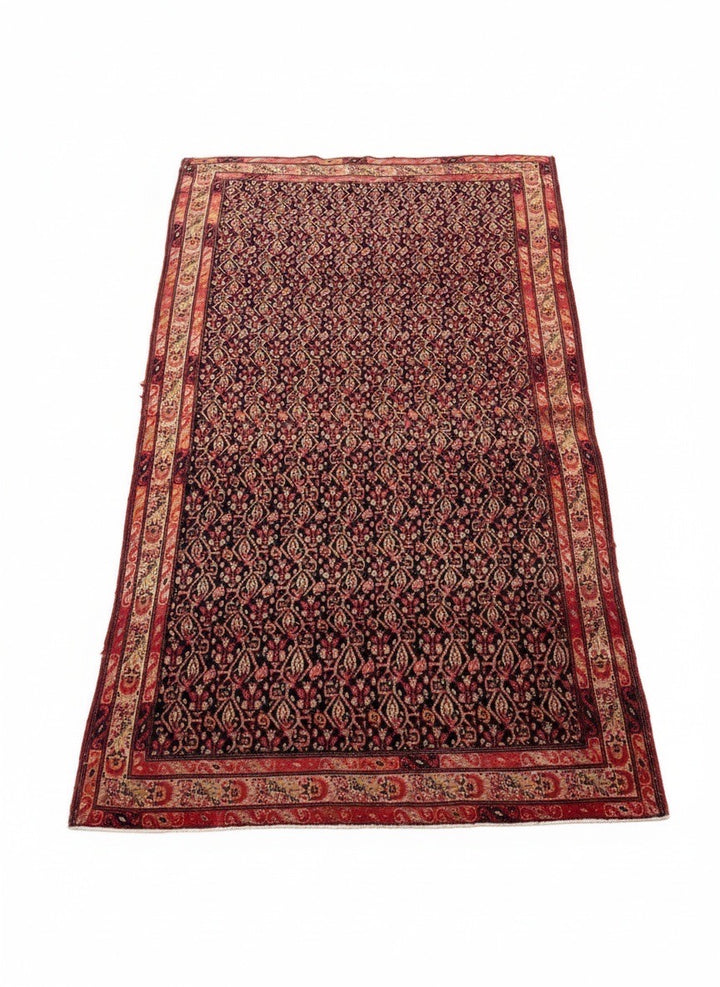Antique Senneh Rug (c.1880s) - 4&
