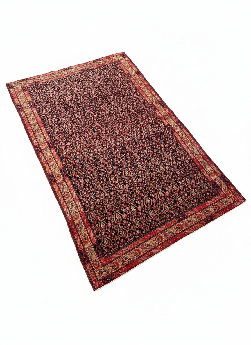 Antique Senneh Rug (c.1880s) - 4&