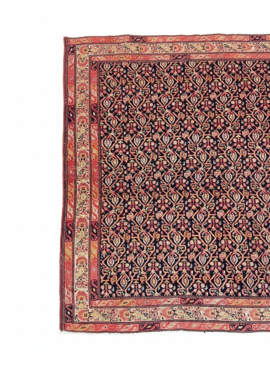 Antique Senneh Rug (c.1880s) - 4&