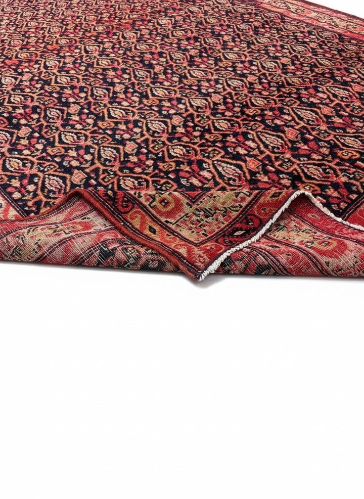 Antique Senneh Rug (c.1880s) - 4&