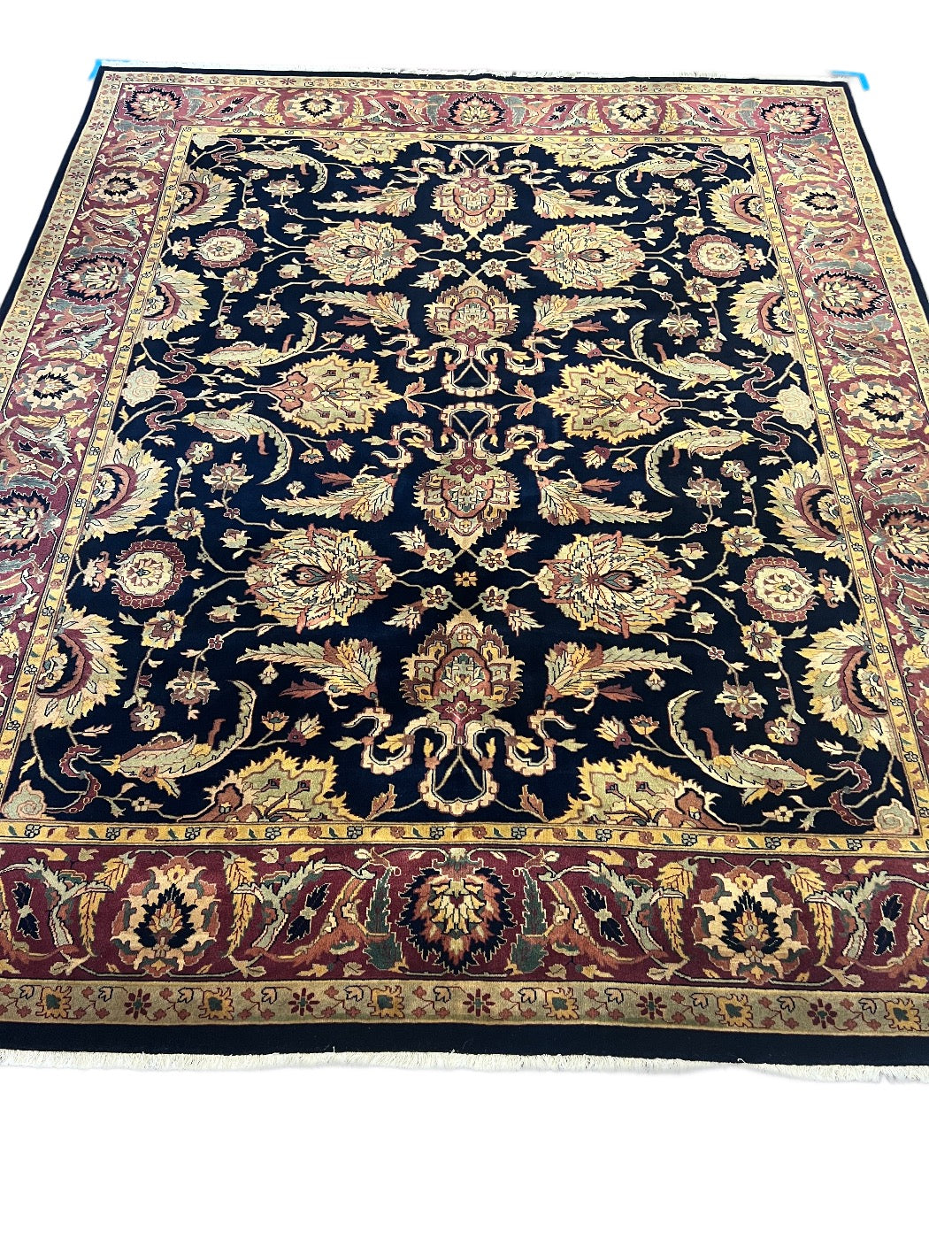 Navy Traditional Wool Rug – 8’0” x 9’9”