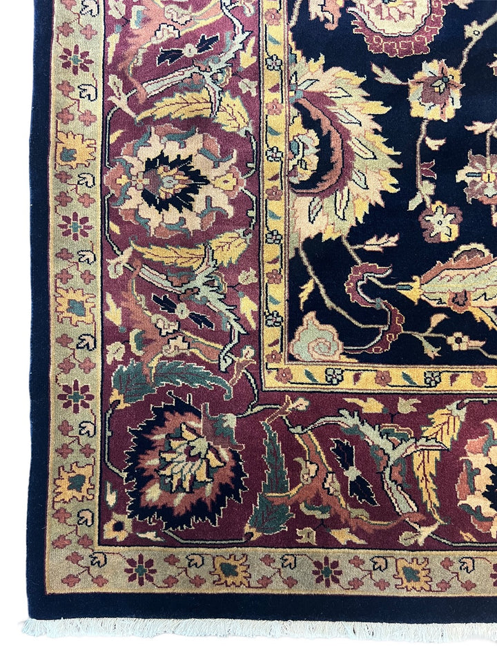 Navy Traditional Wool Rug – 8’0” x 9’9”