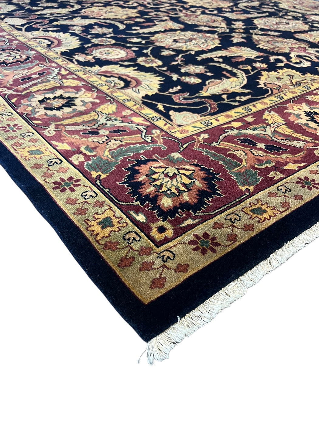 Navy Traditional Wool Rug – 8’0” x 9’9”