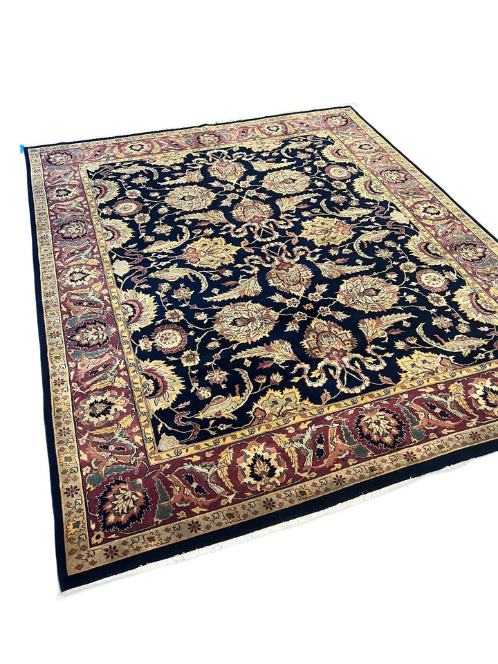 Navy Traditional Wool Rug – 8’0” x 9’9”