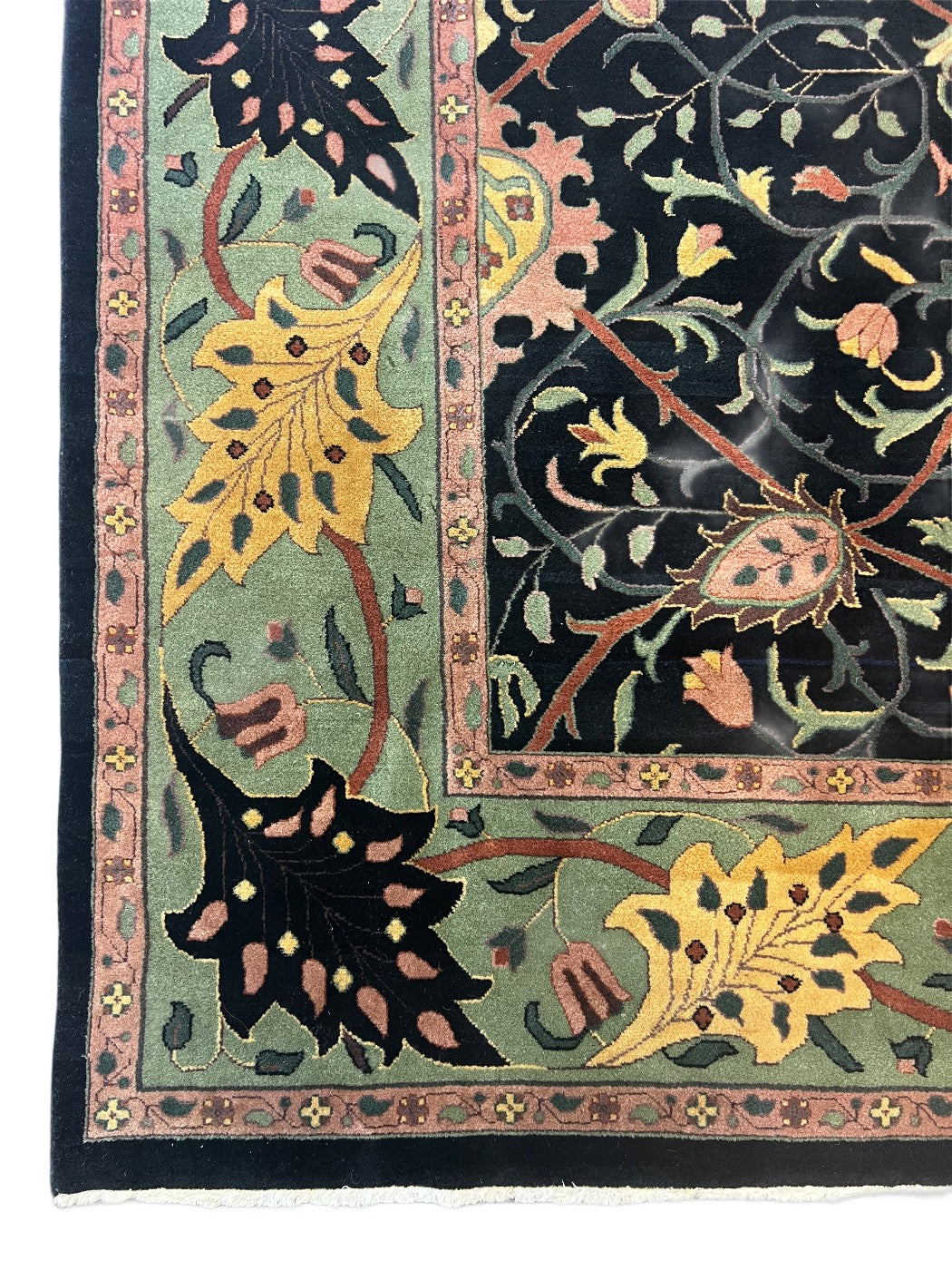 Midnight Garden Botanical Wool Rug – 9’11” x 13’7”