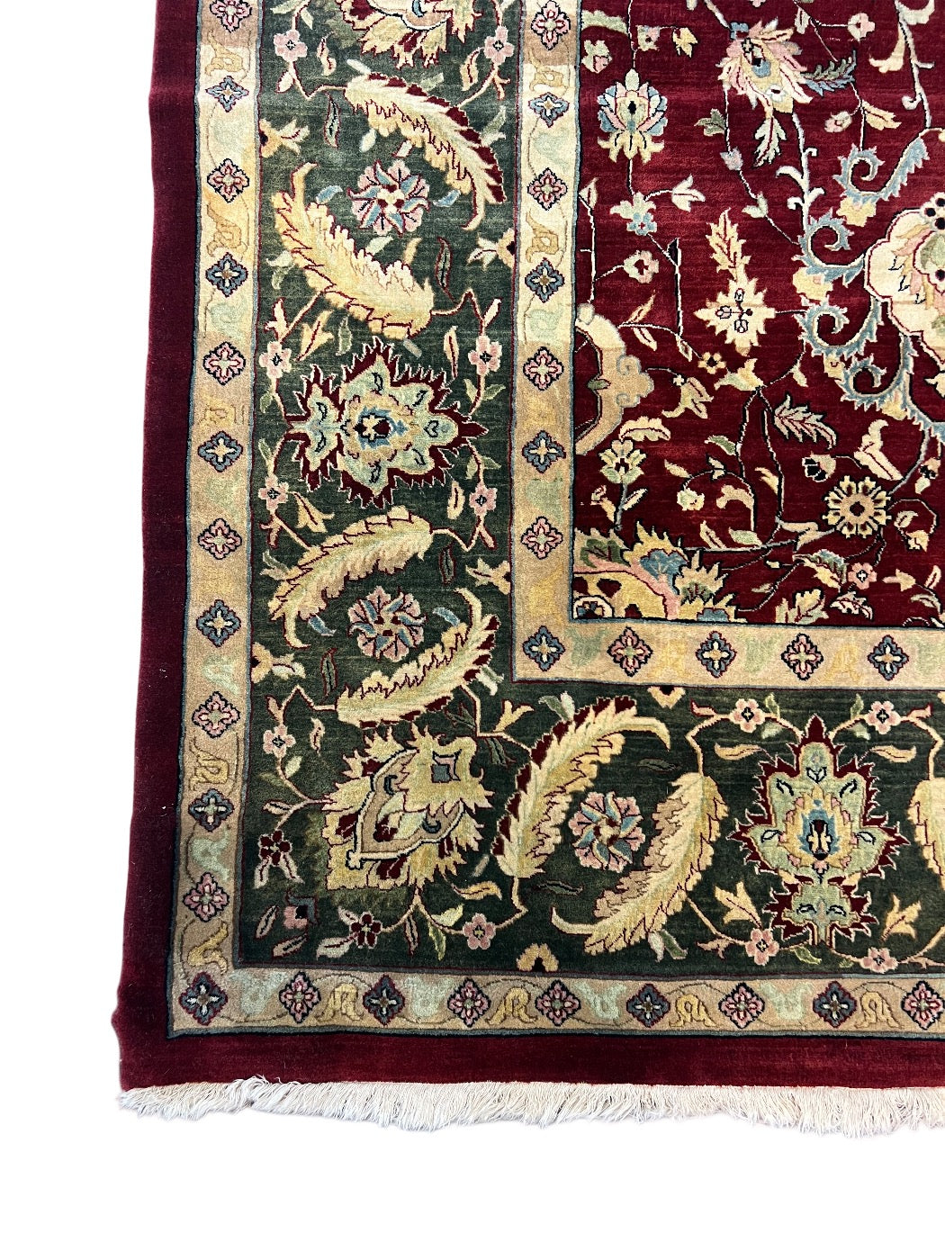 Burgundy Estate Traditional Wool Rug – 9’6” x 13’10”