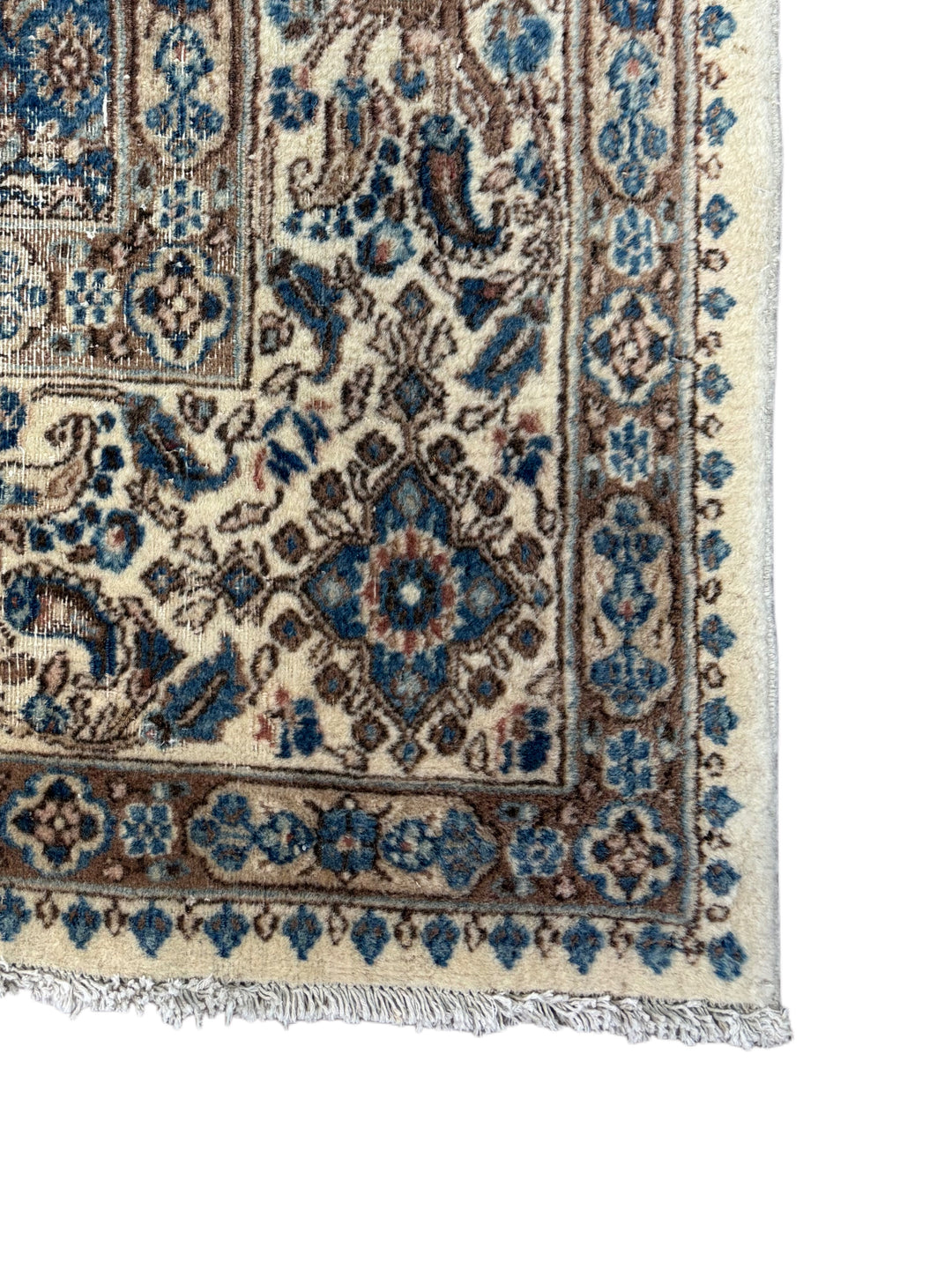 Navy &amp; Ivory Antique Medallion Rug – 9’8” × 12’10”