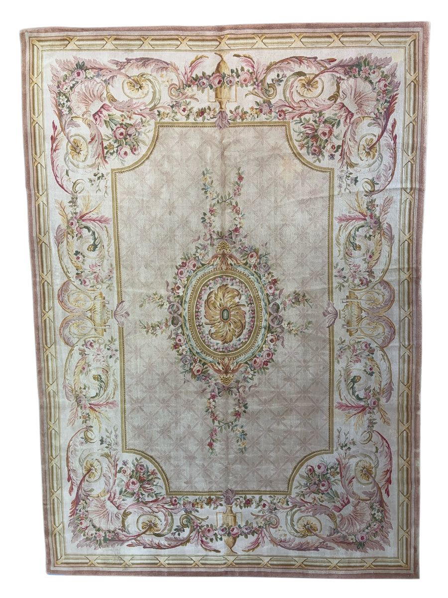 Blush & Ivory French Floral Rug – 9’11” × 14’0”