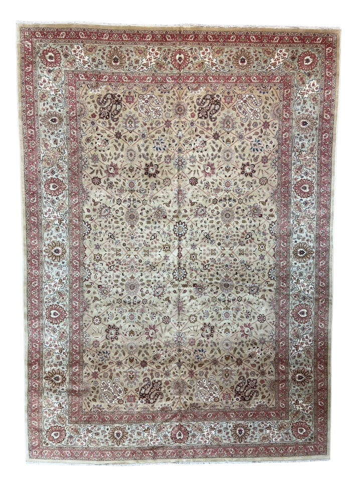 Ivory &amp; Sage Botanical Rug – 9’11” × 13’11”
