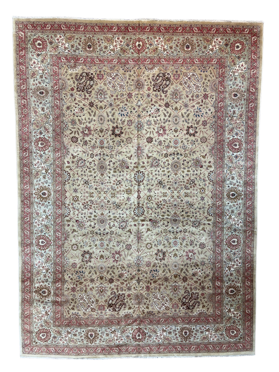 Ivory & Sage Botanical Rug – 9’11” × 13’11”