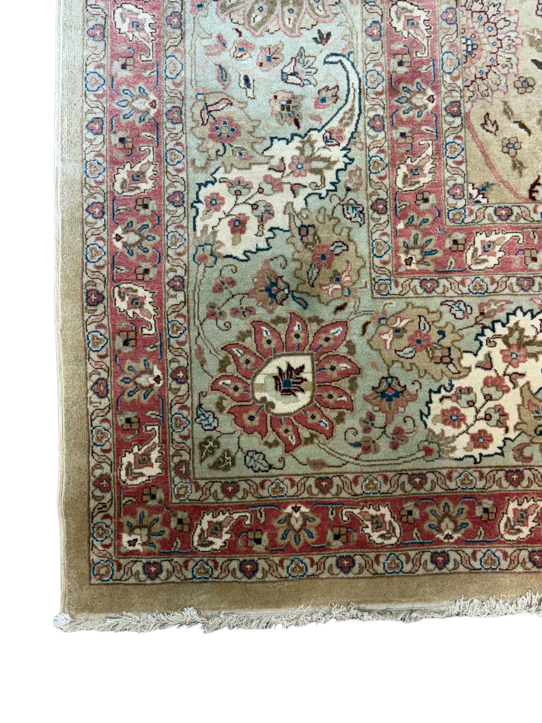 Ivory &amp; Sage Botanical Rug – 9’11” × 13’11”
