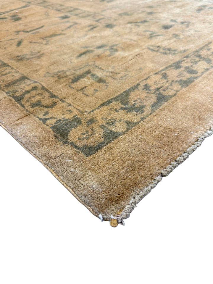 Taupe Botanical Wool Rug – 9’11” × 14’0”