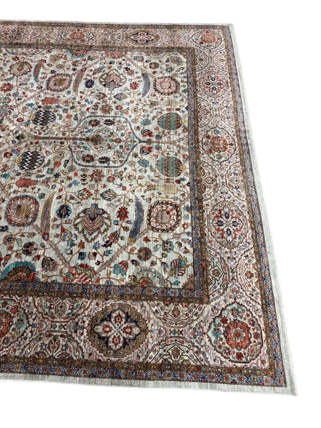 Ivory Garden of Paradise Wool Rug – 10’1” × 13’10”