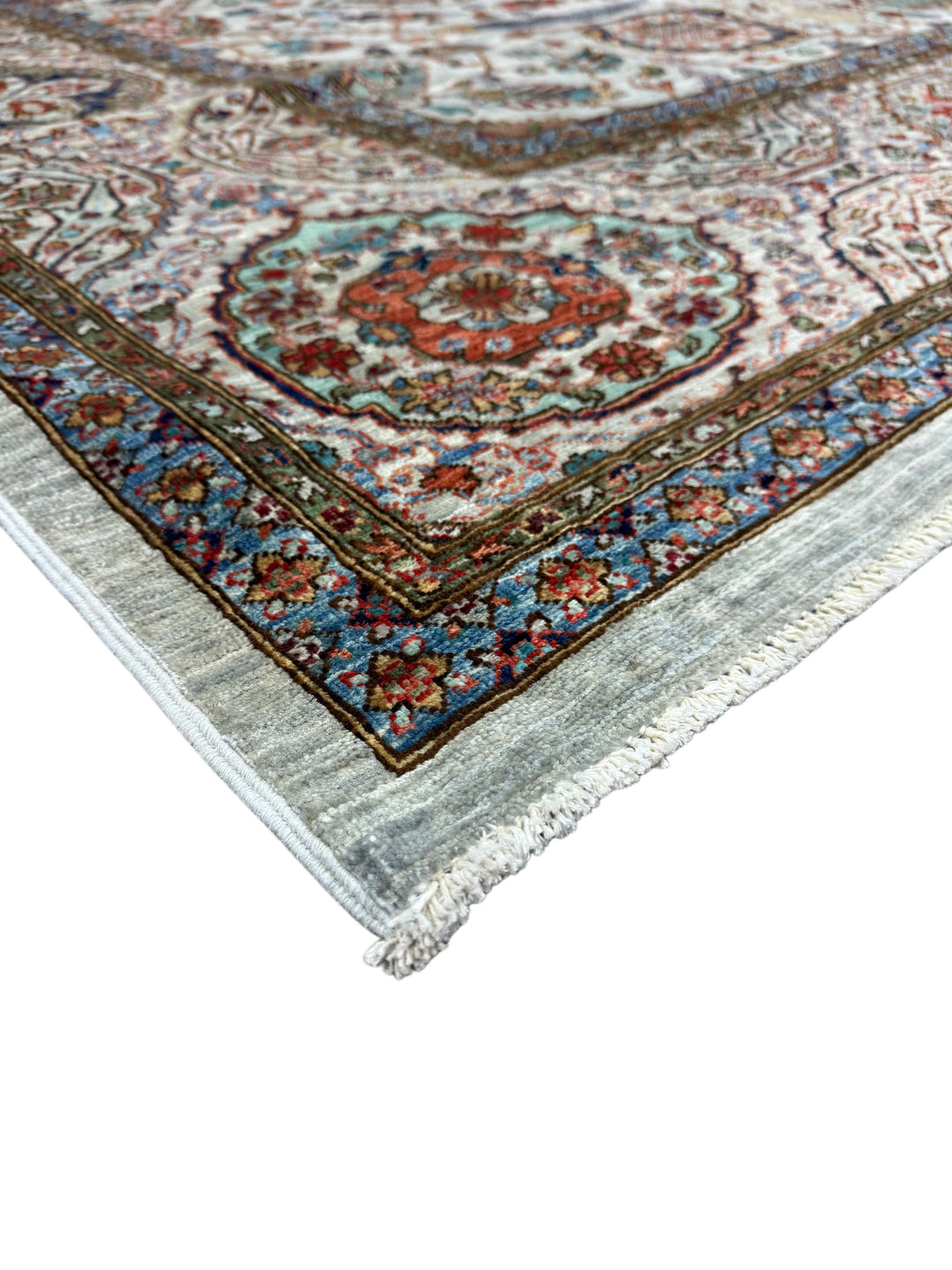 Ivory Garden of Paradise Wool Rug – 10’1” × 13’10”