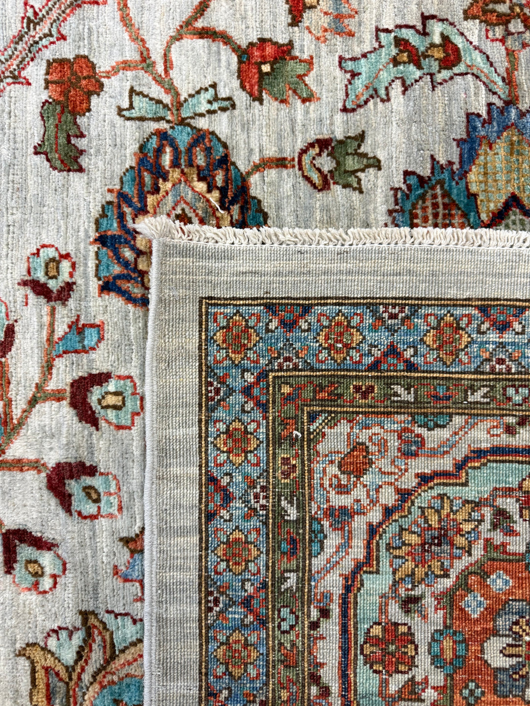 Ivory Garden of Paradise Wool Rug – 10’1” × 13’10”