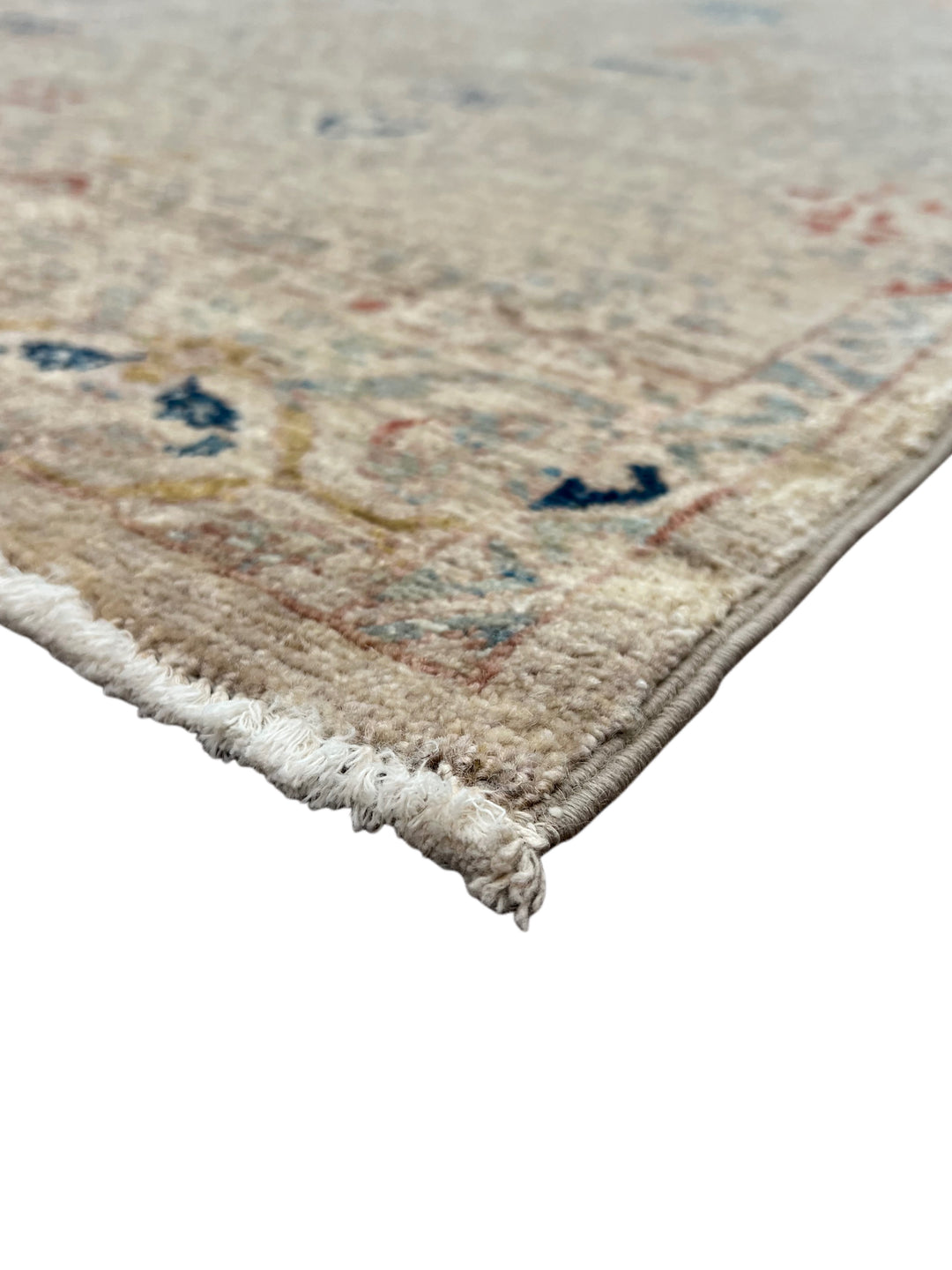 Ivory &amp; Soft Beige Medallion Wool Rug – 8.1’ x 9.11’