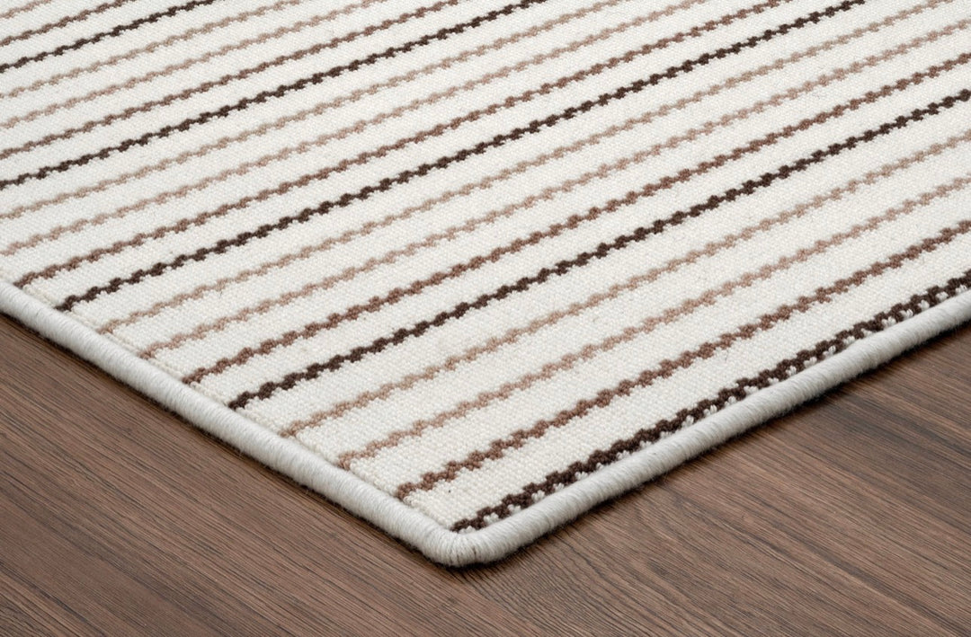 Sienna - Wool Striped Carpet – Modern Multi-Color Design