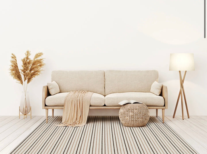 Sienna - Wool Striped Carpet – Modern Multi-Color Design