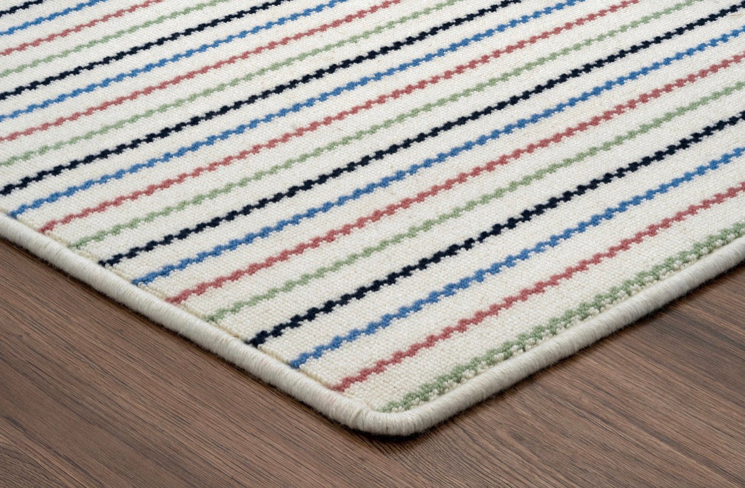 Sienna - Wool Striped Carpet – Modern Multi-Color Design