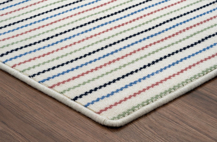 Sienna - Wool Striped Carpet – Modern Multi-Color Design