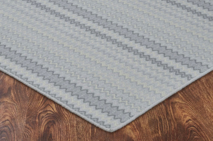 Vela - Wool Chevron Carpet – Modern Multi-Color Design