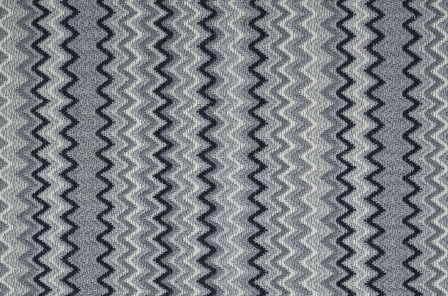 Vela - Wool Chevron Carpet – Modern Multi-Color Design