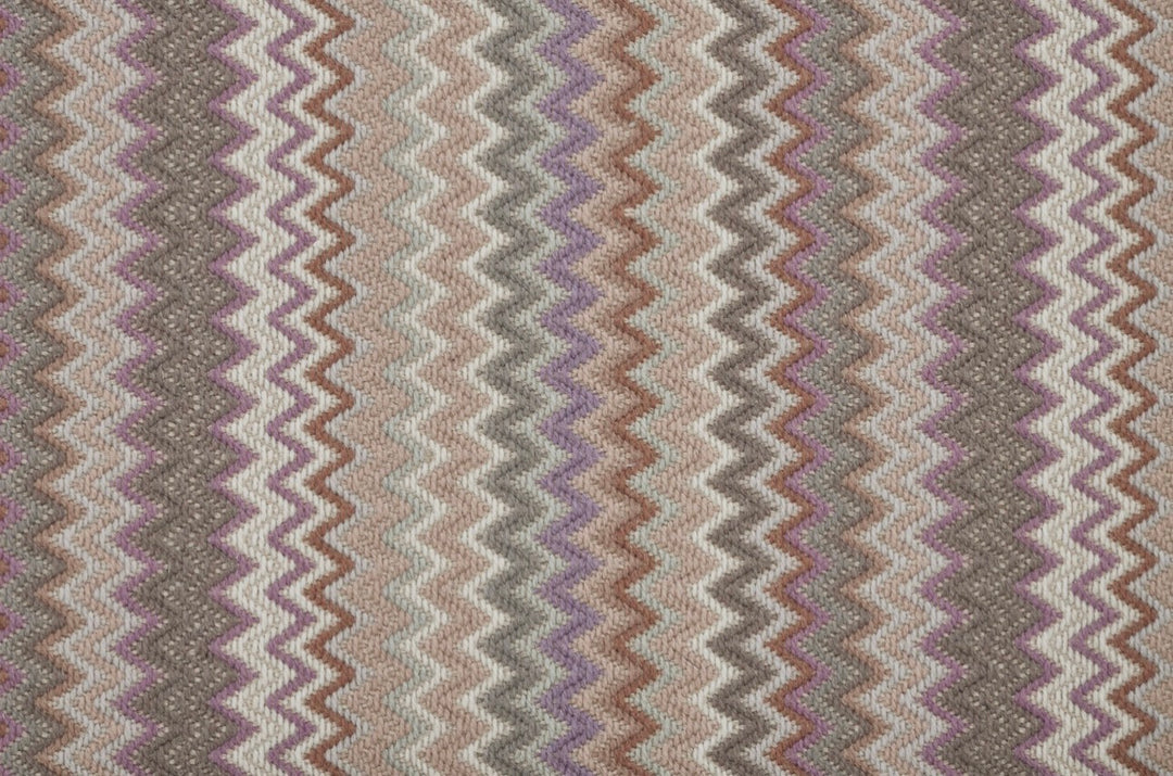 Vela - Wool Chevron Carpet – Modern Multi-Color Design