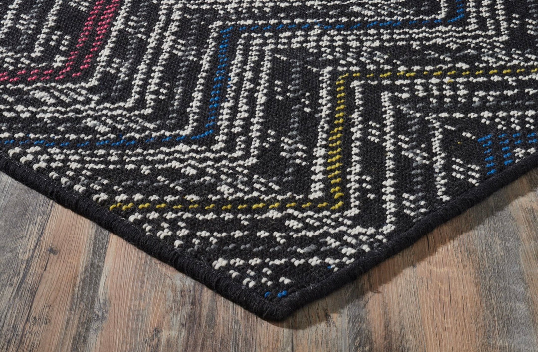 Arden Geometric Wool Carpet – Modern Textured Pattern