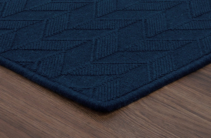 Avra - Geometric Wool Carpet – Textured Modern Pattern