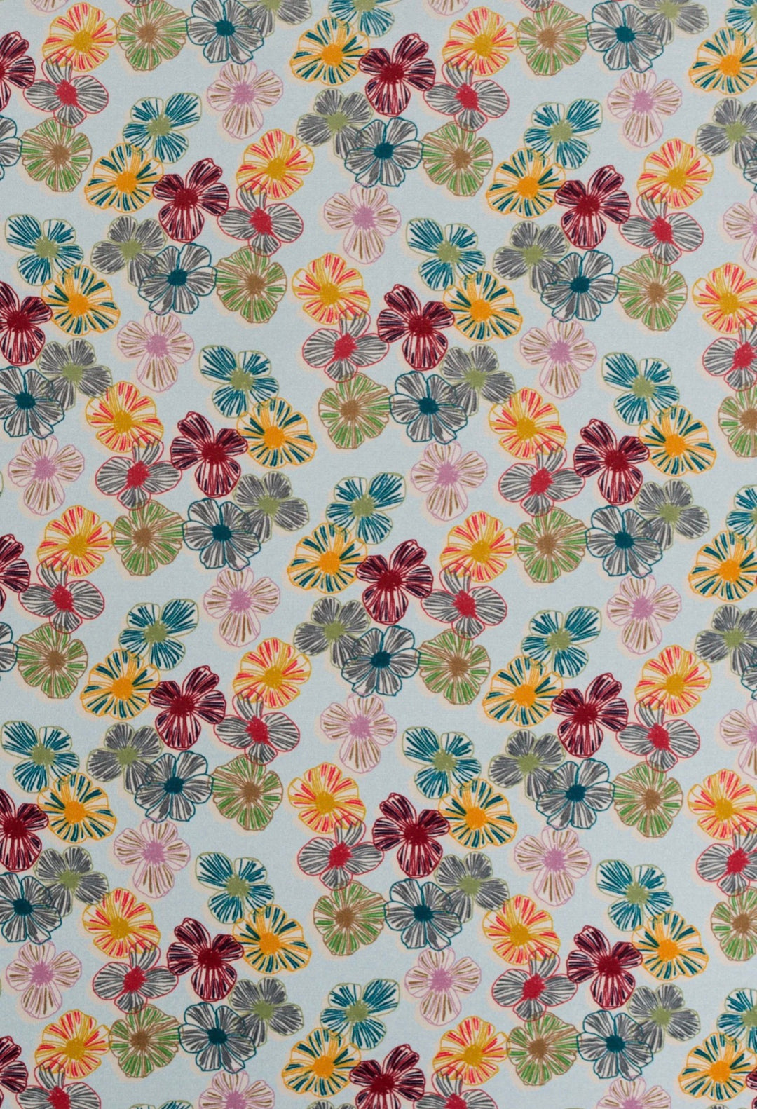 Miro - Multicolor Floral Nylon Carpet – Contemporary Botanical Pattern