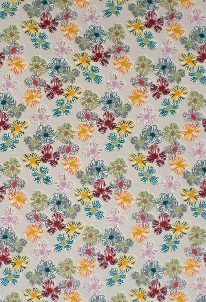 Miro - Multicolor Floral Nylon Carpet – Contemporary Botanical Pattern