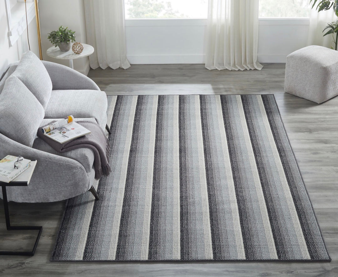 Celine – Modern Striped Wool Carpet
