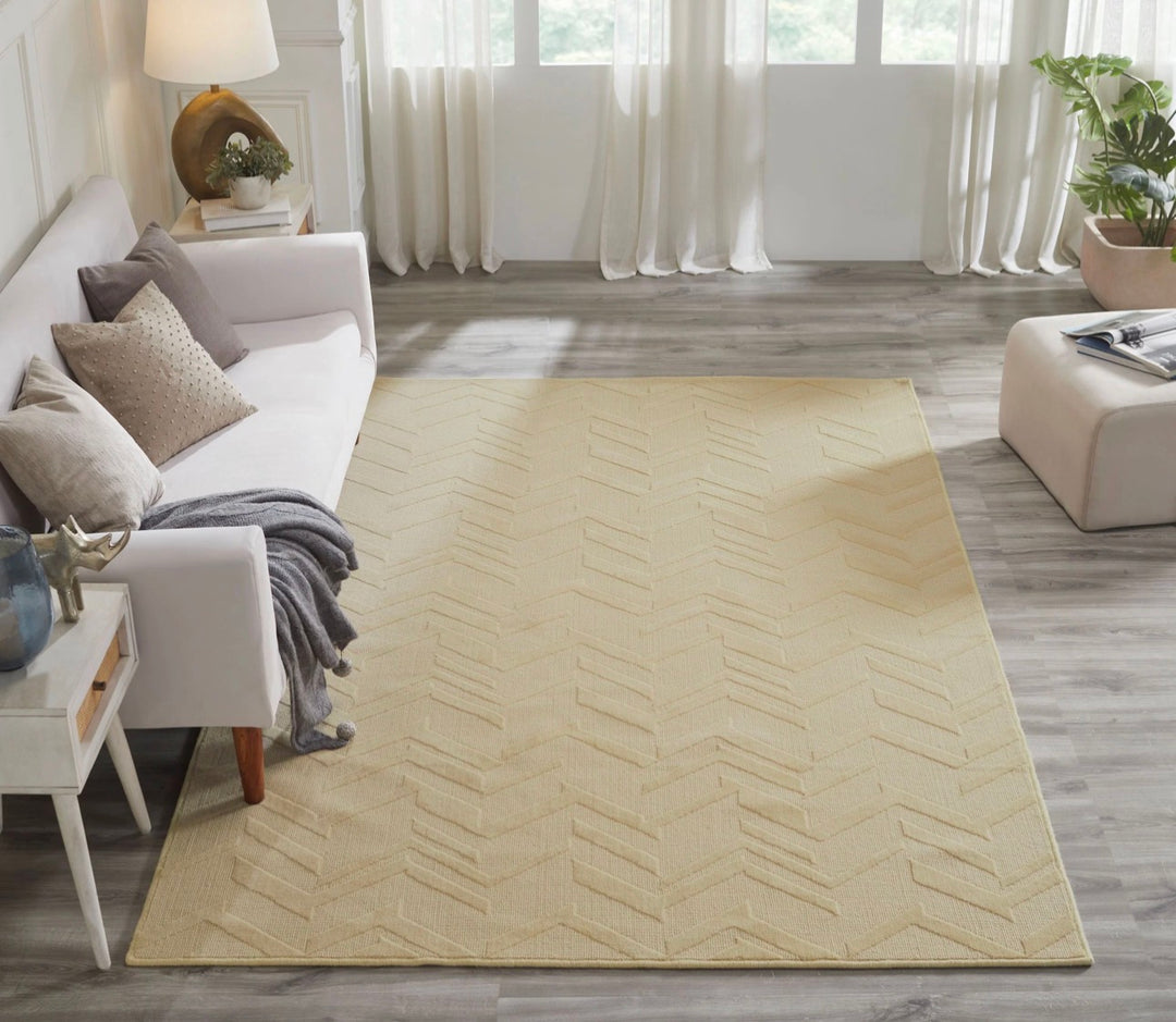 Vale – Textured Geometric Wool Carpet