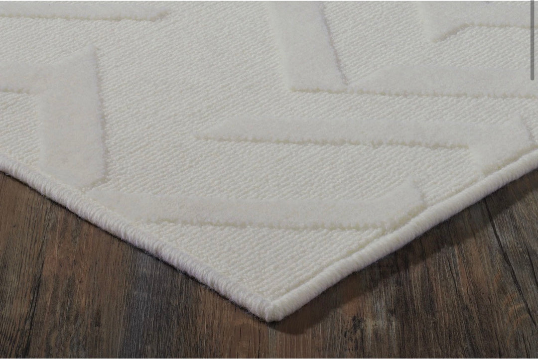 Vale – Textured Geometric Wool Carpet