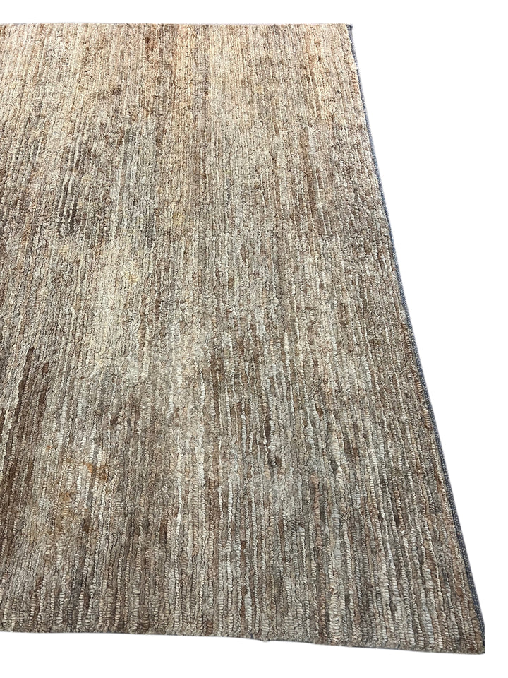 Taupe, Beige &amp; Brown Textured Sisal Area Rug – 9’0” x 11’10”