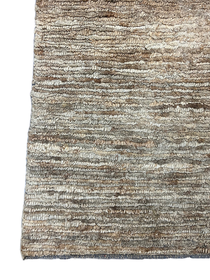 Taupe, Beige &amp; Brown Textured Sisal Area Rug – 9’0” x 11’10”