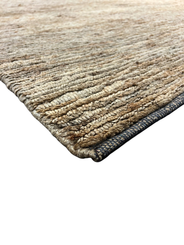 Taupe, Beige &amp; Brown Textured Sisal Area Rug – 9’0” x 11’10”