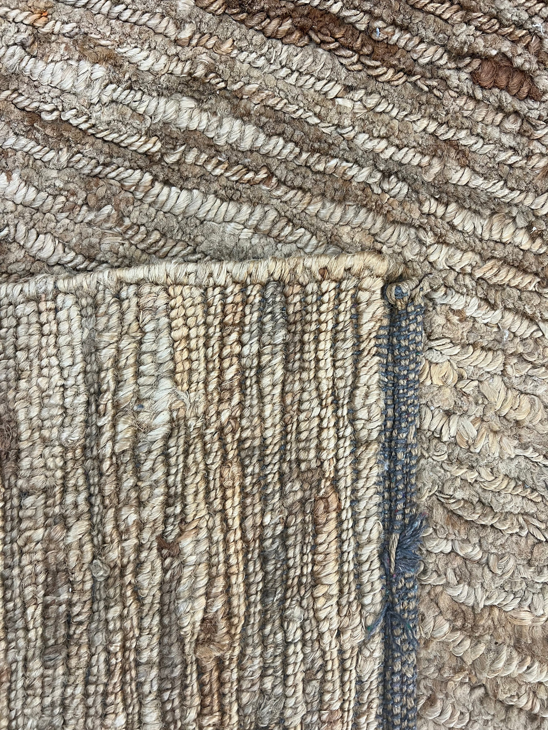 Taupe, Beige &amp; Brown Textured Sisal Area Rug – 9’0” x 11’10”