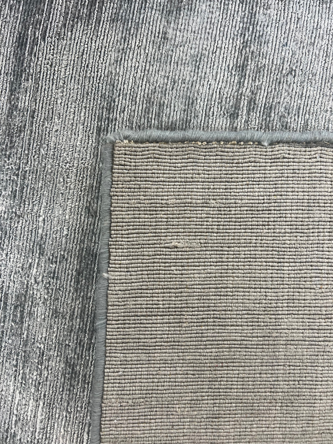 Silver Gray, Charcoal &amp; Ivory Abstract Modern Area Rug – 9’2” x 12’0”