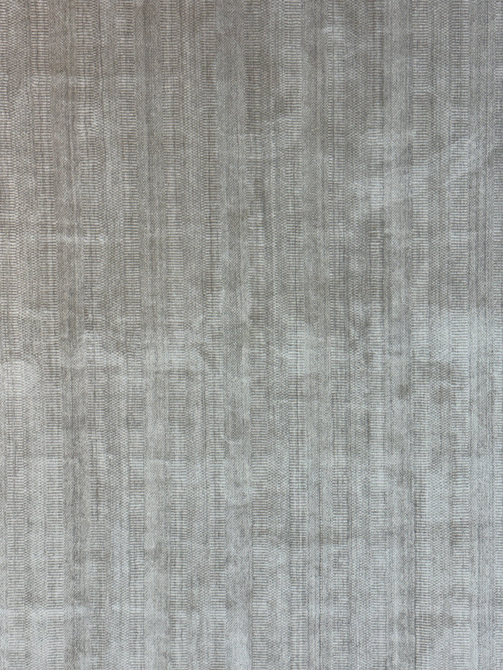 Silver Gray &amp; Taupe Textured Modern Area Rug – 8’8” x 13’0”