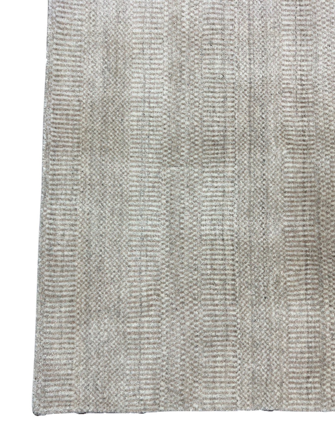 Silver Gray &amp; Taupe Textured Modern Area Rug – 8’8” x 13’0”