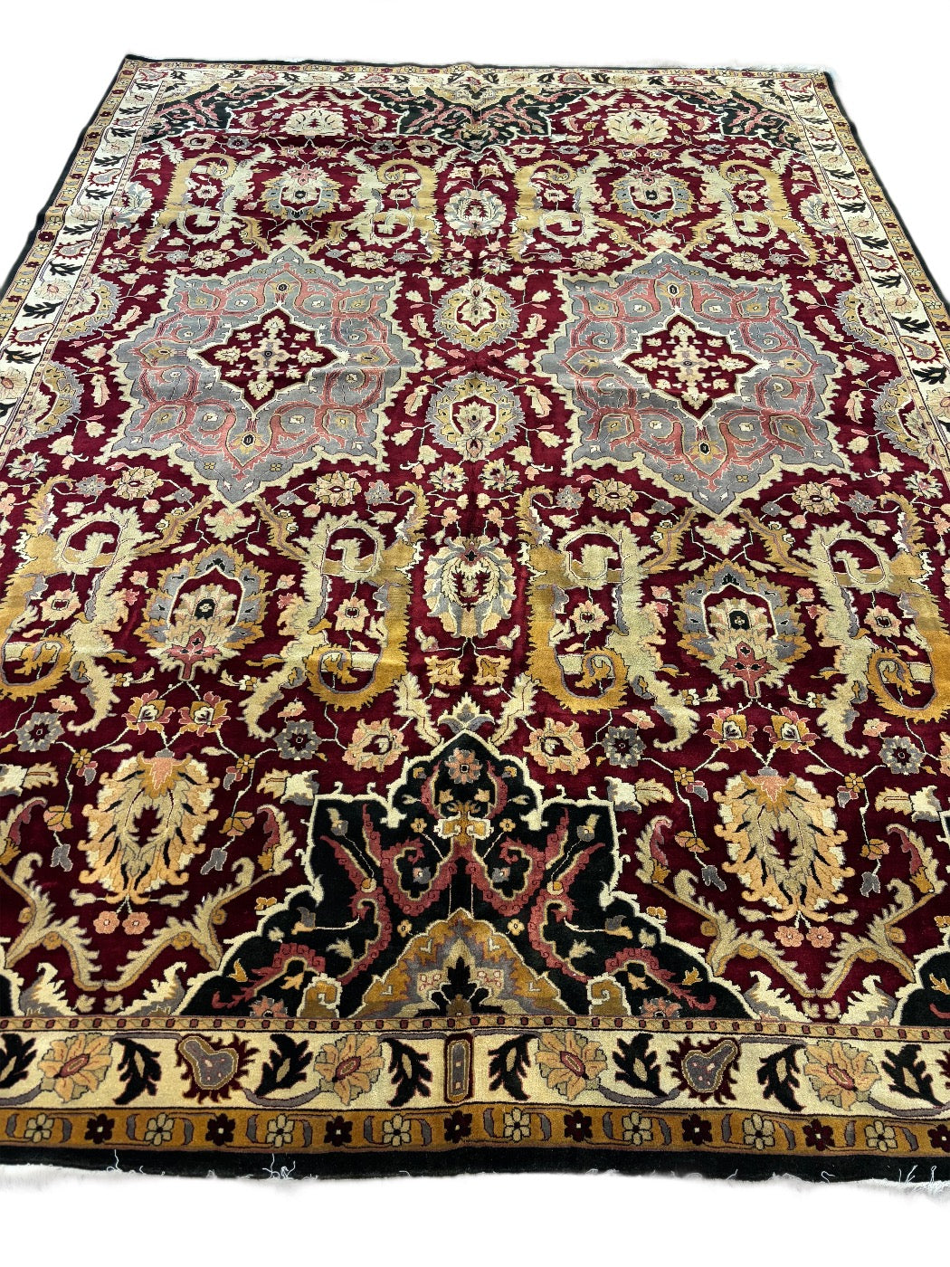 Burgundy Imperial Traditional Wool Rug – 9’11” x 14’0”